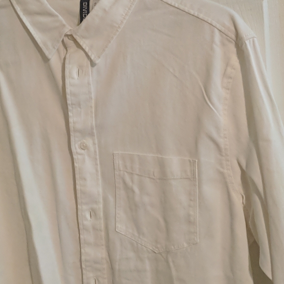 H&M White Thick Cotton Shirt - Picture 4 of 4